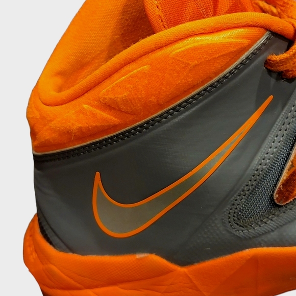Nike Lebron Zoom Soldier 7 gray and orange size 11 - Picture 4 of 12